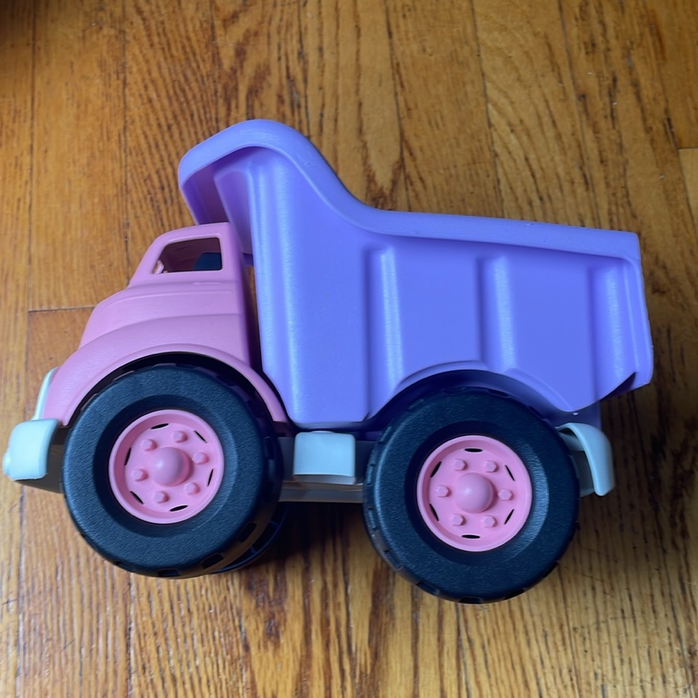 Green Toys Pink/Purple Dump Truck - Picture 8 of 10